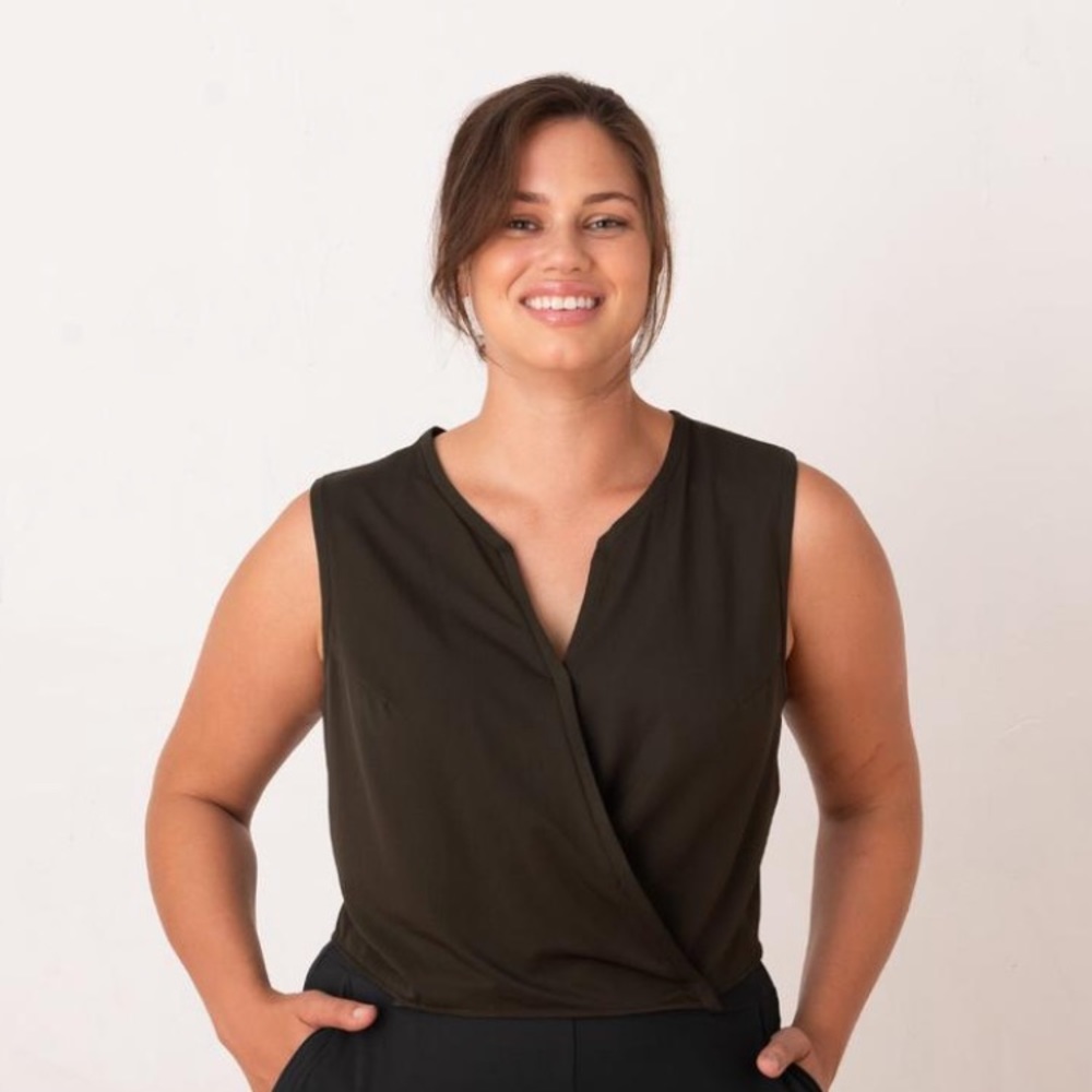 ADAY Cool-Down Crop (Green, Small)